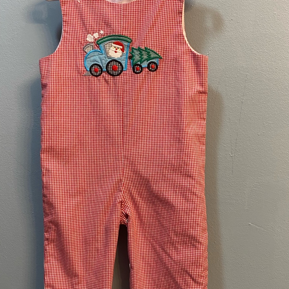 Super cute smocked Santa